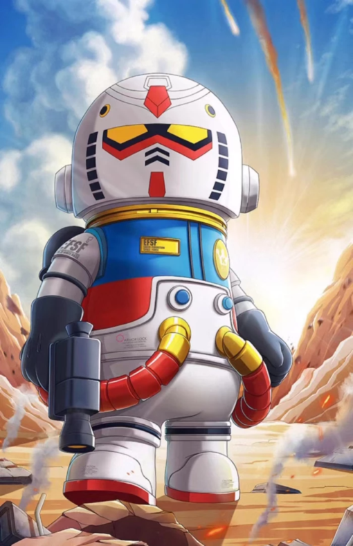 POPMART MEGA SPACE MOLLY 1000% 1000 % GUNDAM RX-78-2 - Image 4