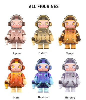 MEGA SPACE MOLLY 400% Planet Series The whole set contains 6 blind boxes