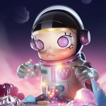 MEGA COLLECTION 400% SPACE MOLLY CANDY - Toyzone