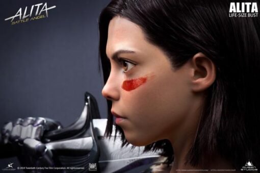 Alita Battle Angel Hyper-Real Life Size Bust - Image 4