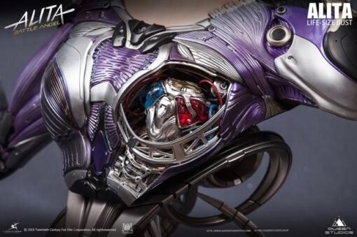 Alita Battle Angel Hyper-Real Life Size Bust - Image 7