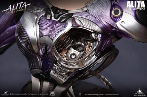 Alita Battle Angel Hyper-Real Life Size Bust - Image 8