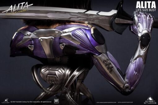Alita Battle Angel Hyper-Real Life Size Bust - Image 10