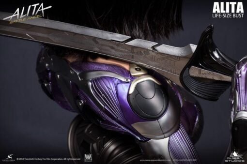 Alita Battle Angel Hyper-Real Life Size Bust - Image 11