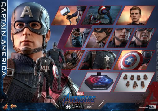 Hot Toys Captain America Marvel Avengers End Game MMS536 Steve Rogers - Image 6