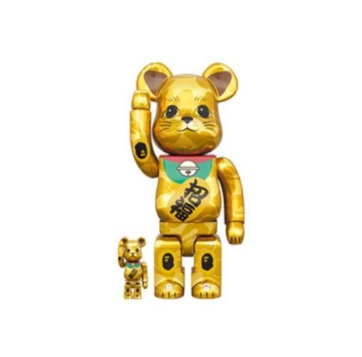 BE@RBRICK x BAPE(R) Maneki Neko & Daruma 4pcs 100%400% - Image 3