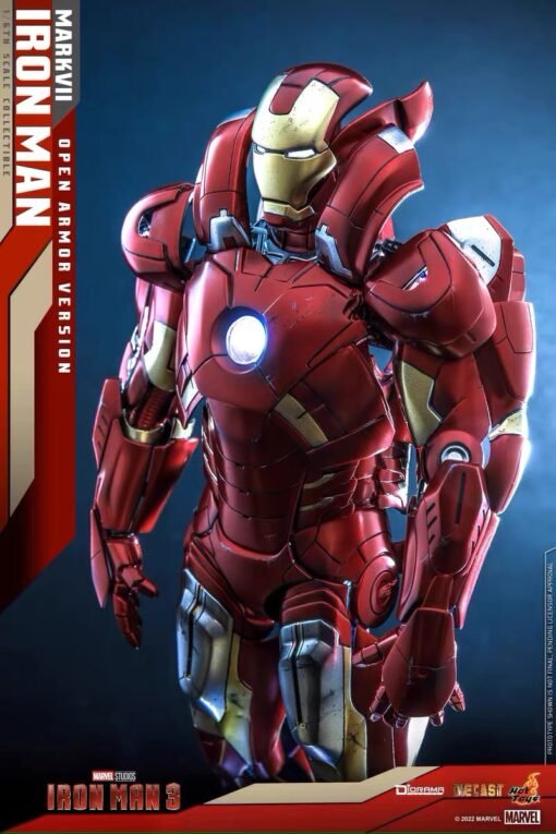 HOT TOYS  IRON MAN MARK VII (OPEN ARMOR VERSION) | DS004D51 IRON MAN III SIXTH SCALE DIORAMA - Image 3