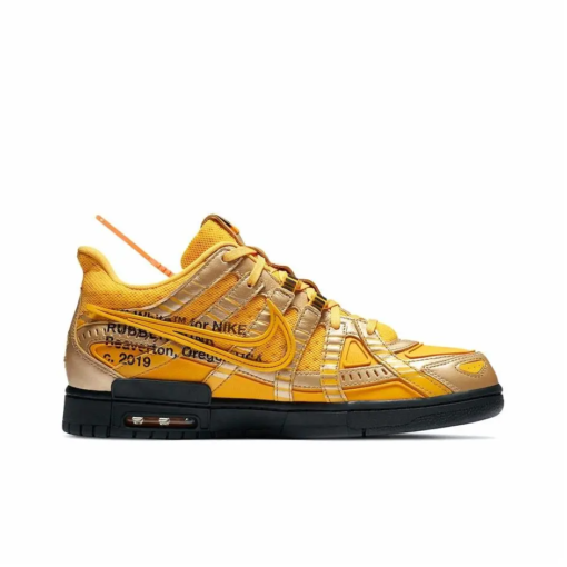OFF-WHITE x Nike Rubber Dunk "University Gold" - Image 2