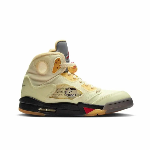 OFF-WHITE x Jordan Air Jordan 5 Retro SP "Sail" - Image 2