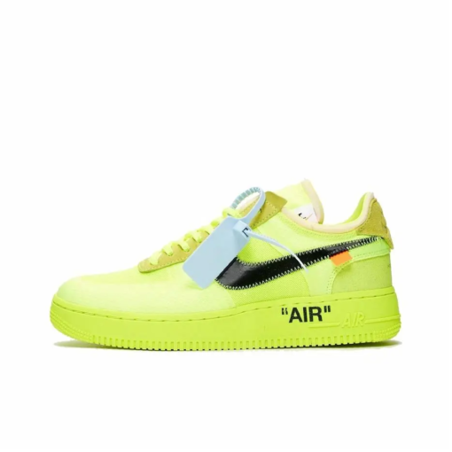 OFF-WHITE x Nike Air Force 1 Part 2 Volt THE TEN