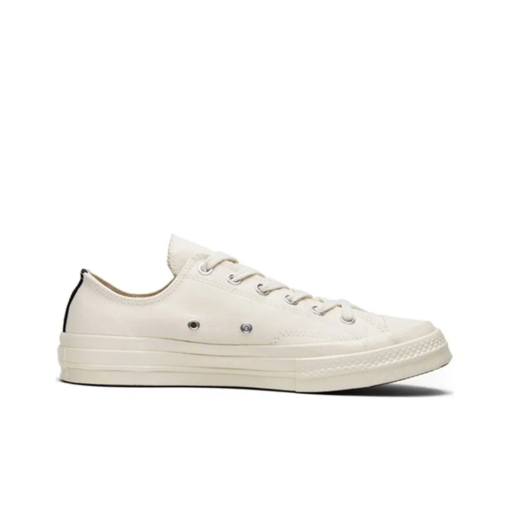 CDG x Converse 1970s Chuck Taylor All-Star Ox PLAY White - Image 2