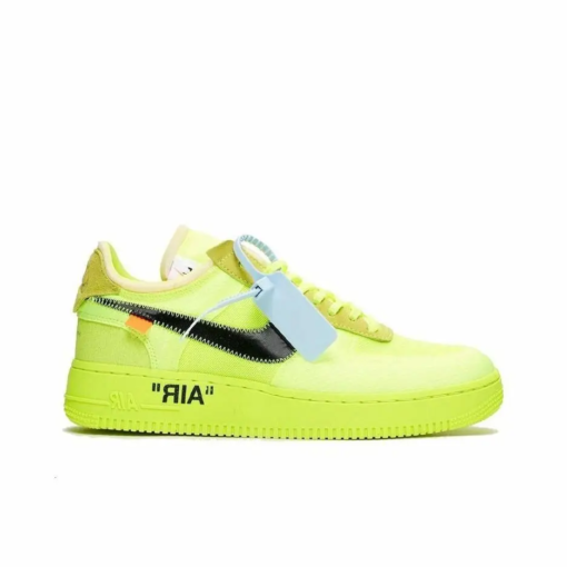 OFF-WHITE x Nike Air Force 1 Part 2 Volt THE TEN - Image 3