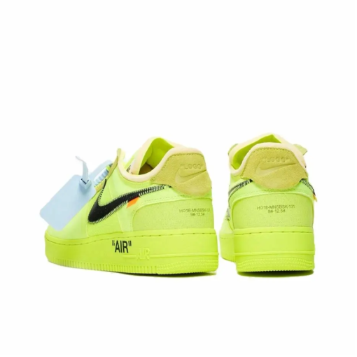 OFF-WHITE x Nike Air Force 1 Part 2 Volt THE TEN - Image 6