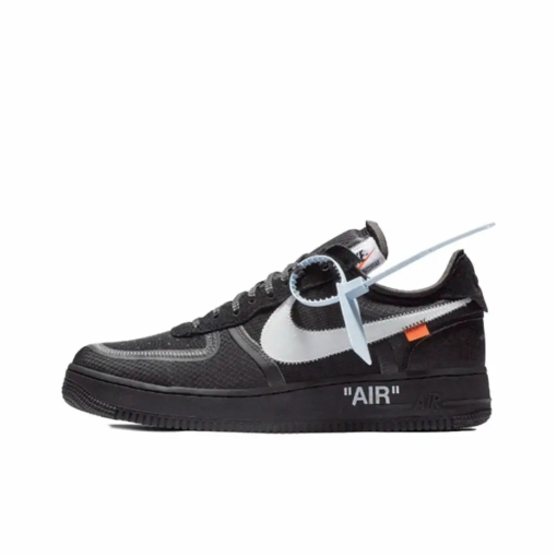 OFF-WHITE x Nike Air Force 1 Black White 2.0