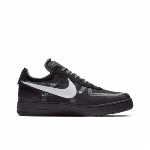 OFF-WHITE x Nike Air Force 1 Black White 2.0 - Image 2