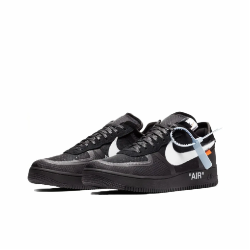 OFF-WHITE x Nike Air Force 1 Black White 2.0 - Image 3